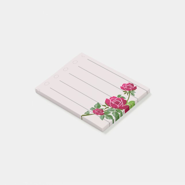 Rosor  post-it block (Vinklad)