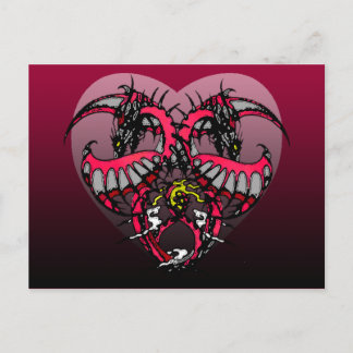 Rosor röker Dragonheart Vykort