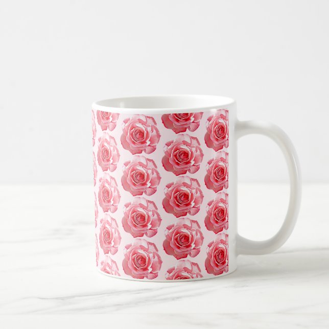 Rosor! Rosor! Rosor! - Liten rosa Kaffemugg (Höger)