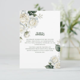 Rosor Salvia Blommig Bröllop Tilläggskort