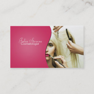 Rosor slätar cosmetologyvisitkorten visitkort