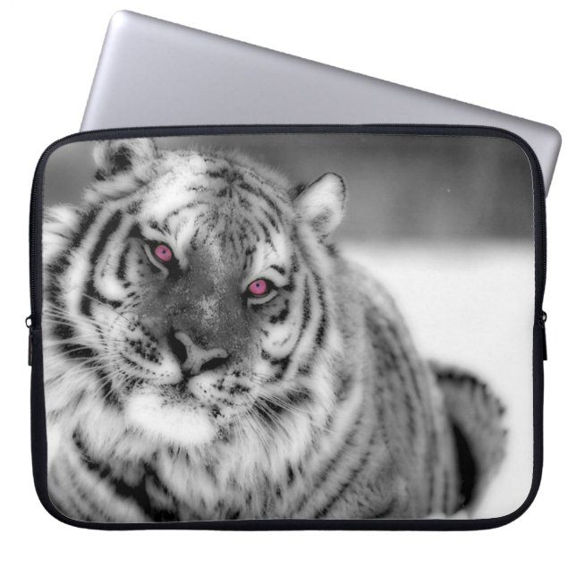 Rosor synad tiger laptop fodral (Framsidan)