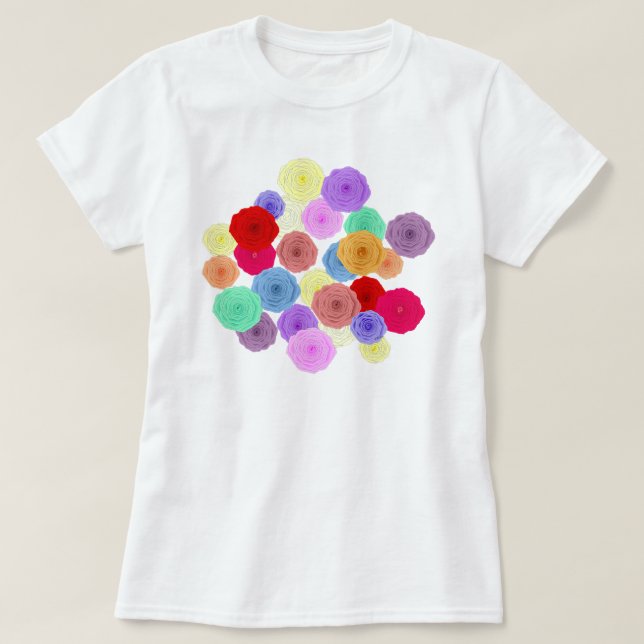 Rosor Tee (Design framsida)