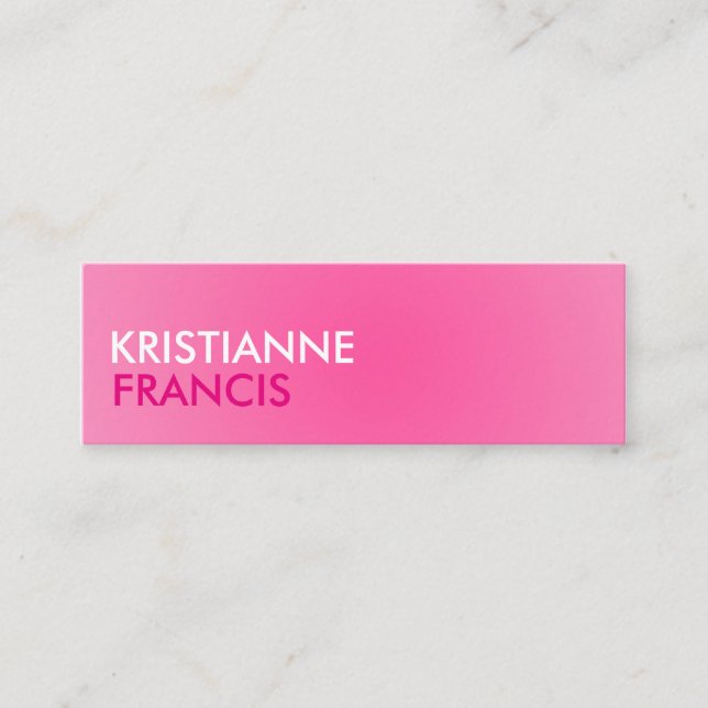 Rosor två tonar mini- kort (Framsida)