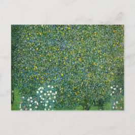 Rosor under Träd Cute Vykort