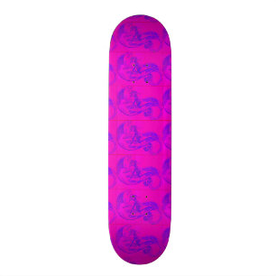 rosor vinkar sjöjungfruskateboarden old school skateboard bräda 18 cm