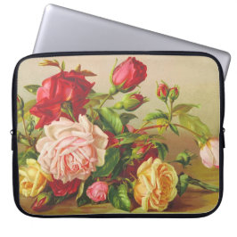 Rosor vintage laptopsleeve laptop fodral
