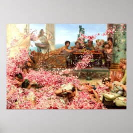 Rosorna från Heliogabalus, Lawrence Alma-Tadema Poster