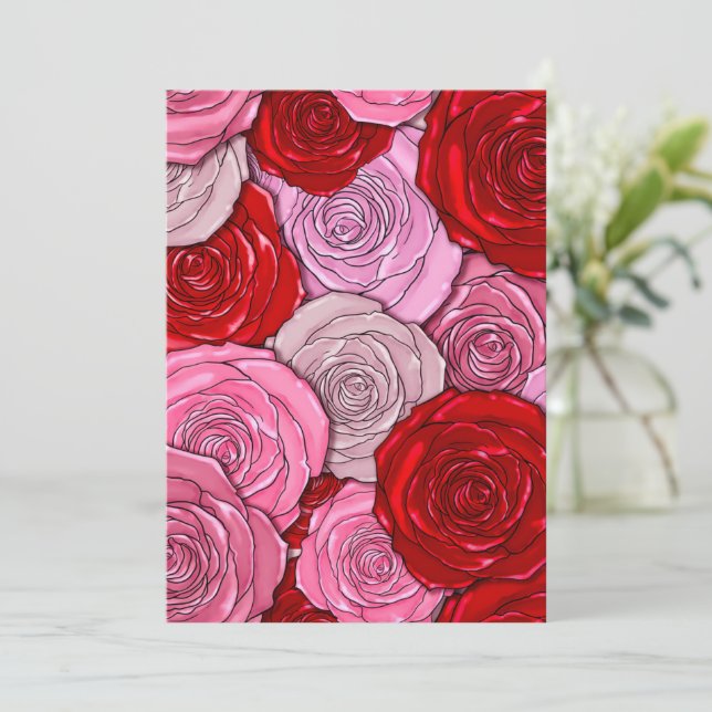 Rosornas täcke julkort (Stående Fram)