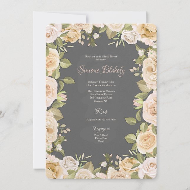 Rosram Handriten Inbjudan (Framsida)