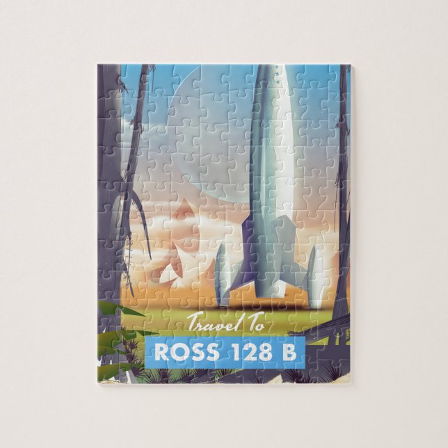 Ross 128 B Science fiction-affisch Pussel (Vertikal)