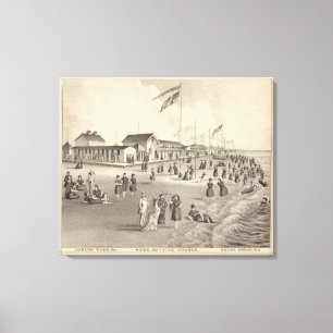 Ross badninghus, havdunge, NJ Canvastryck