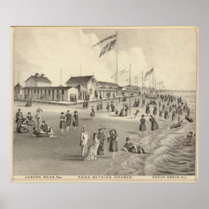 Ross badninghus, havdunge, NJ Poster