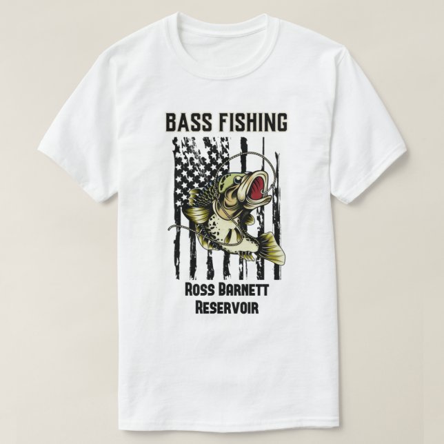 Ross Barnett Reservoir Mississippi T Shirt (Design framsida)