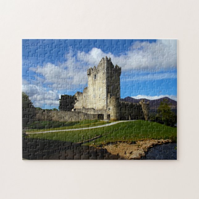 Ross Castle Co.Kerry, Irland. Jigszle Puzzle Pussel (Horisontell)