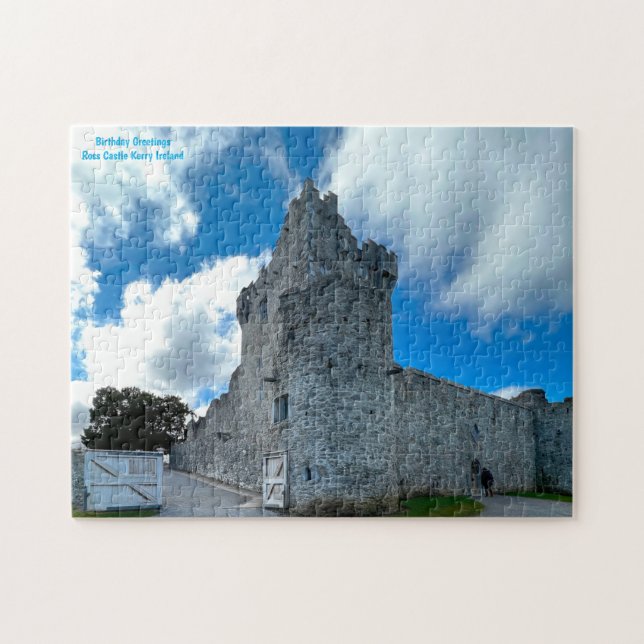 Ross Castle Kerry Ireland Jigszle Puzzle Pussel (Horisontell)