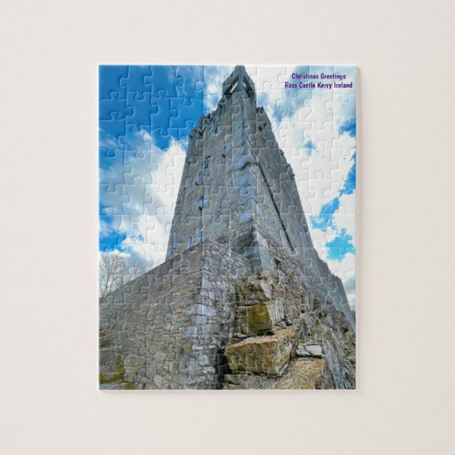 Ross Castle Kerry Ireland Jigszle Puzzle Pussel (Vertikal)