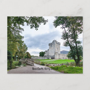 Ross Castle, Kerry, Irland Vykort
