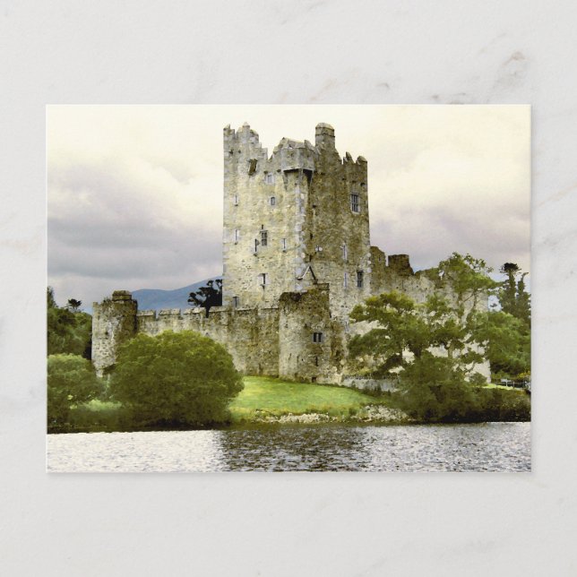 Ross Castle Postcard Vykort (Framsida)