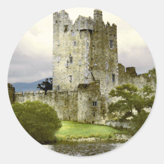 Ross Castle Sticker Runt Klistermärke