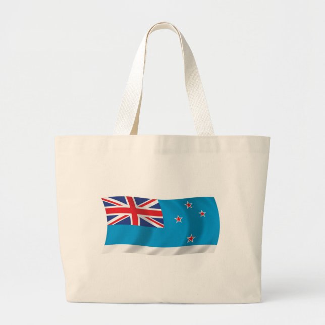 Ross Dependency Flag Tote-väska Jumbo Tygkasse (Framsidan)