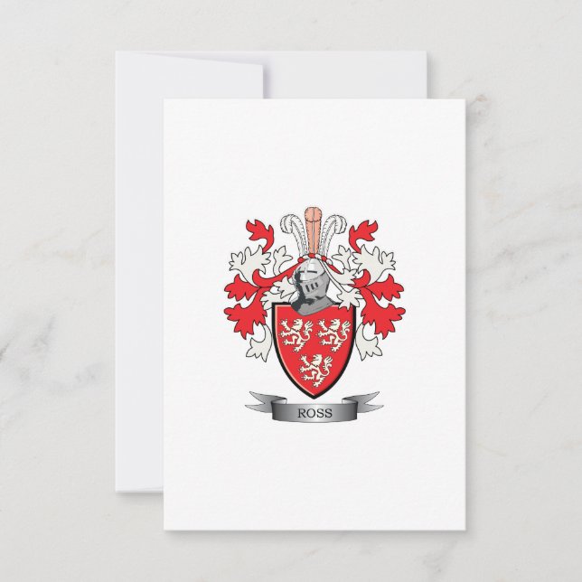 Ross Family Crest Jackar om Arm (Framsida)