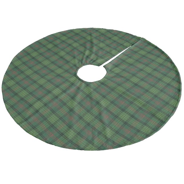 Ross Hunting Ancient Scottish Tartan Julgransmatta Fleece (Vinklad)