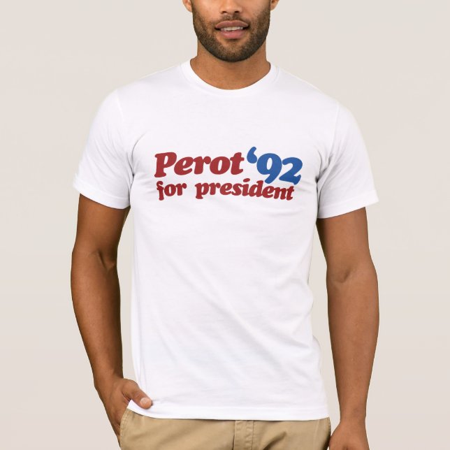 Ross Perot 1992 Tee Shirt (Framsida)
