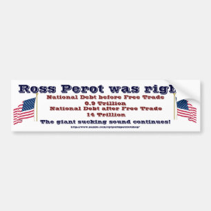 Ross Perot var höger Bildekal