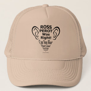 Ross Perot var höger Truckerkeps
