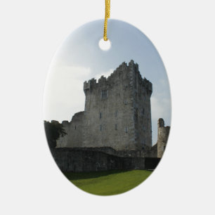 Ross slott, Killarney, Irland Julgransprydnad Keramik