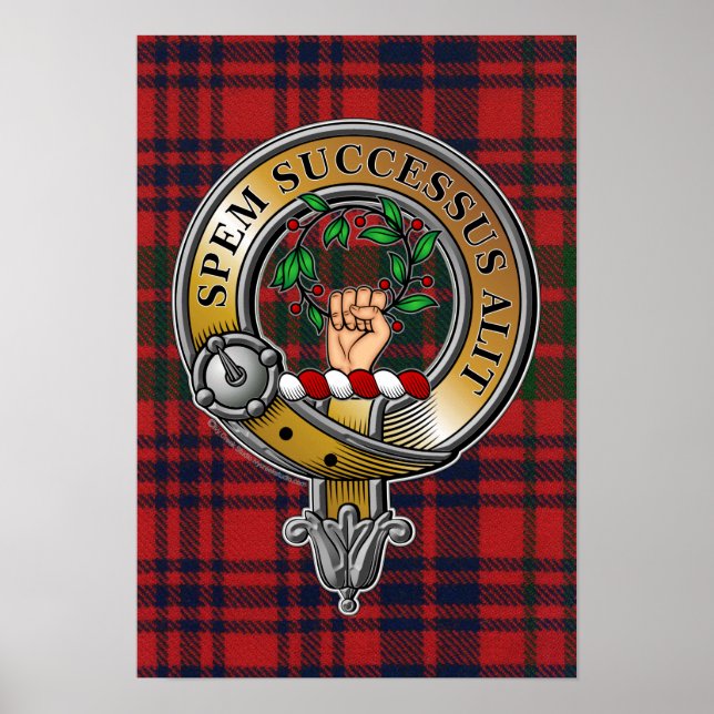 Ross Tartan & Badge Poster (Framsidan)