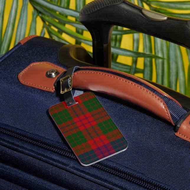 Ross Tartan (modern version) Bagagebricka (Framsida Insitu 1)