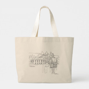 Rossdhu Mansion Scotland Tote Bag Jumbo Tygkasse