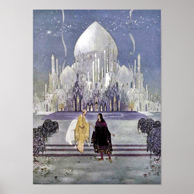 Rossette och Prince Charmant av Virginia Sterrett Poster (Framsidan)