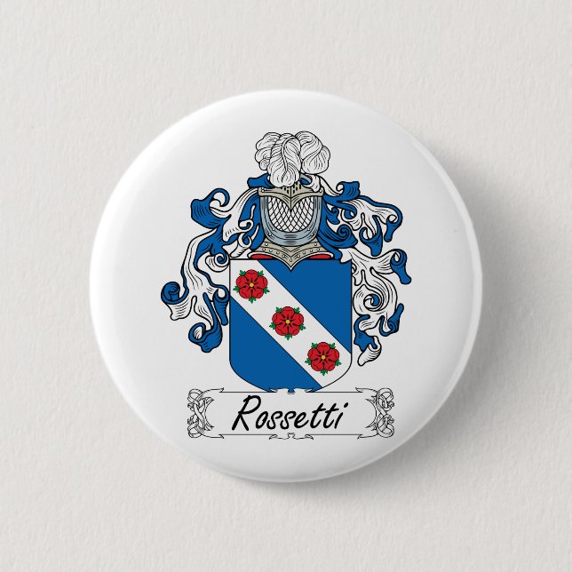 Rossetti familjvapensköld knapp (Framsida)