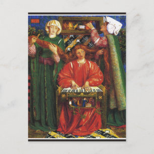 Rossetti - Jul Sång Vykort