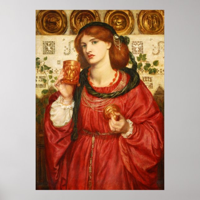 Rossetti Loving Kopp CC0175 Poster (Framsidan)