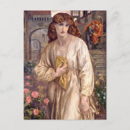 Rossetti Salutation of Beatrice CC0646 Postcard Vykort