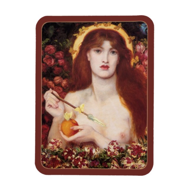 Rossetti Venus Verticordia CC0701 Fine Art Magnet (Vertikal)