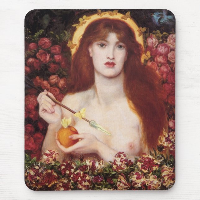 Rossetti Venus Verticordia CC0703 Mousepad Musmatta (Framsidan)