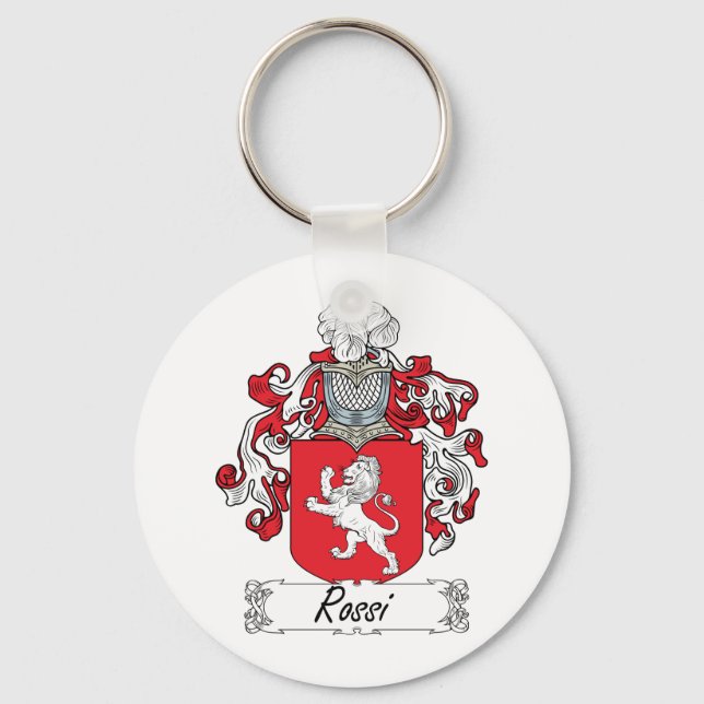 Rossi Family Crest Nyckelring (Framsida)