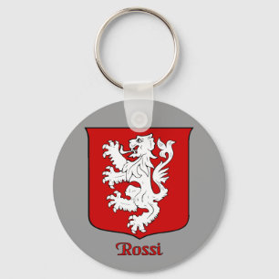 Rossi Family Shield Keychain Nyckelring