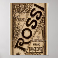 Rossi, "Italienska Tragedian" Retro Theater