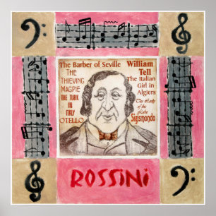 ROSSINI-affisch Poster