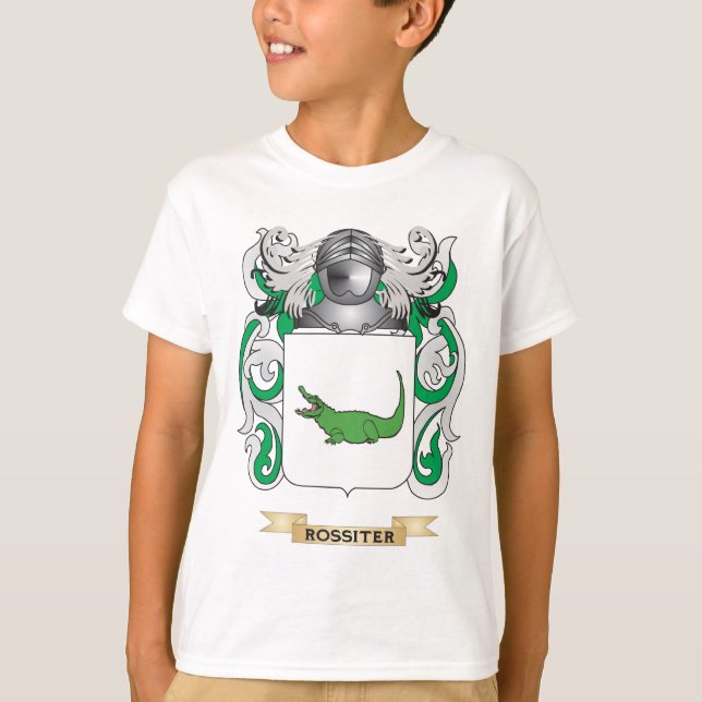Rossiter vapensköld (familjvapenskölden) t shirt (Framsida)