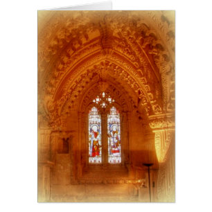 Rosslyn Chapel Insida Hälsningskort
