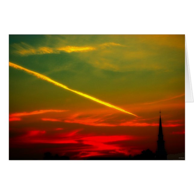 rosso di mattina långfredagkort hälsningskort (Framsidan Horizontal)