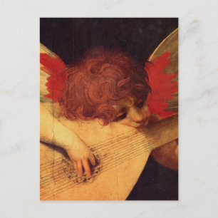 Rosso Fiorentino Musician Angel Vykort