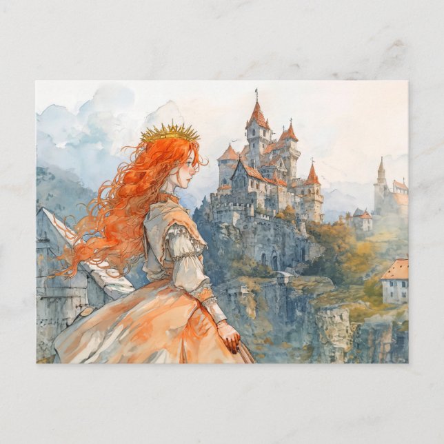 Rosstrappe Legend Brunhilde’s Leap Begins Vykort (Framsida)